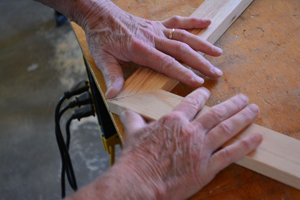 fabrication d'un cadre de porte